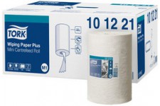 Lot de 10 : TORK Rouleau papier d'essuyage, 2 plis, 55 m, fort, vert