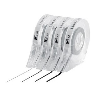 magnetoplan Signet, noir, (l)2,4 mm x (L)8 m