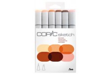 COPIC Marqueur sketch, kit de 6 'Portrait'