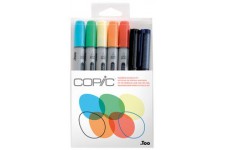COPIC Marqueur ciao, kit de 7 'Doodle Kit Rainbow'