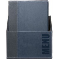 Securit Protège-menus TRENDY, A4, boîte de 20, noir