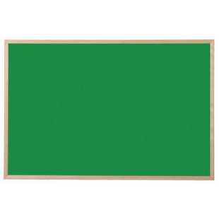 Bi-Office Tableau noir, bois naturel, 800 x 600 mm, vert
