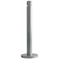 Rubbermaid Cendrier sur base Smockers' Pole, rond, noir