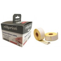 rillstab Etiquettes en rouleau, 57 x 32 mm, blanc