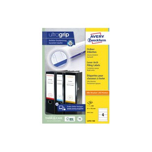 AVERY Zweckform Etiquette pour dos de classeur, blanc,