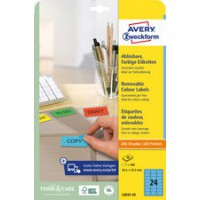 AVERY Zweckform Etiquette universelle, 63,5 x 33,9 mm, bleu