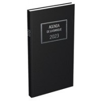 LECAS Agenda de La Banque Long 2023, 150 x 340 mm, 2 volumes
