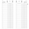 LECAS Agenda de La Banque Long 2023, 150 x 340 mm, 2 volumes