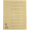 Esselte Intercalaires en papier naturel, uni, A4, 20 touches