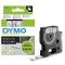 DYMO D1 Cassette de ruban à étiqueter noir/vert, 9 mm x 7 m