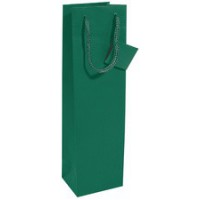 sigel Sac à bouteille, vernis mat, pour une bouteille, vert