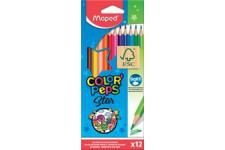 MAPED Crayon de couleur COLOR'PEPS Star, étui carton de 6
