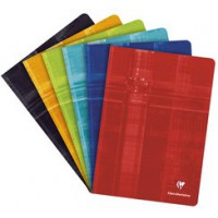 Lot de 10 : Clairefontaine Cahier piqÃ»re, A4, uni, 80 pages