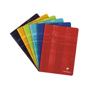 Lot de 10 : Clairefontaine Cahier piqÃ»re, A4, uni, 80 pages