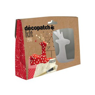 décopatch Kit papier mâché 'Renne', 5 pièces