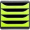 EXACOMPTA Module de classement BIG-BOX, 4 tiroirs, vert