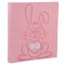 EXACOMPTA Album photos livre LAPIN TEDDY, 290 x 320 mm, rose