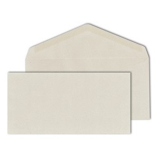 MAILmedia Enveloppes DIN long C6, collage humide, gris