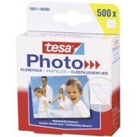 tesa Photo Pastilles adhésives pour photos, blanc, fixation