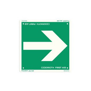 CEDERROTH Support pour panneau de signalisation, autocollant
