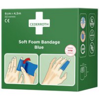 CEDERROTH Pansement 'Soft Foam Bandage', bleu