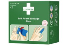 CEDERROTH Pansement 'Soft Foam Bandage', bleu