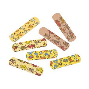 LEINA Pansement pour enfants, 19 x 72 mm, imperméable, avec