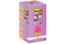 Post-it Bloc-note Super Sticky Z-Notes, 76 x 76 mm, Tower