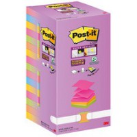 Post-it Bloc-note Super Sticky Z-Notes, 76 x 76 mm, Tower