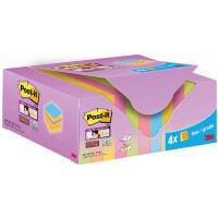 Post-it Bloc-note Super Sticky Notes, 47,6 x 47,6 mm, 20+4