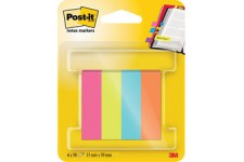 Post-it Marque-page Page Marker, 12,7 x 44,4 mm, Energetic