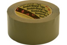 Scotch Ruban adhésif d'emballage 375 E, 50 mm x 66 m, marron