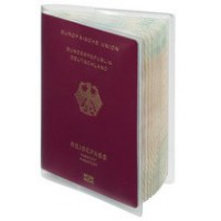 DURABLE Pochette double pour passeport, format: 189 x 129 mm