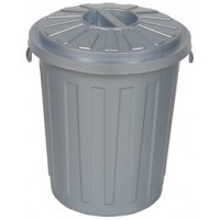 swirl Sac poubelle, avec bande de fixation, 60 litres, noir