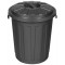 swirl Sac poubelle, avec bande de fixation, 60 litres, noir