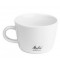 Lot de 6 : Melitta Sous-tasse espresso 'M-Cups', blanc