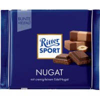 Ritter SPORT Tablette de chocolat NOUGAT, 100 g