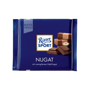 Ritter SPORT Tablette de chocolat NOUGAT, 100 g