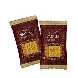 HELLMA Biscuit élégant à la vanille, emballage unitaire,