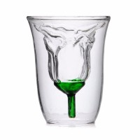 Verre-rose élégant - 180ml - Lot de 1