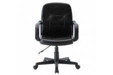HIMA Chaise de bureau en PVC, avec accoudoirs, pietement nylon