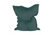 Pouf géant imperméable - Java - Toile 100% polyester - Vert emeraude - 110 x 130 cm - COTTON WOOD