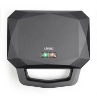LIVOO - Appareil a gaufres et croques - DOP232 - Surface de cuisson : 12,5 x 23 cm - Profondeur des plaques : 1,5 cm