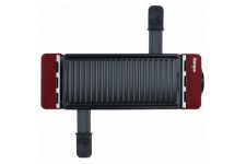 WEASY TAK12 - Appareil a raclettes 2 personnes connectable - 400W - Revetement anti-adhésif - Rouge