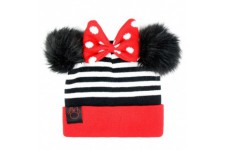 Disney Minnie premium jacquard bobble hat