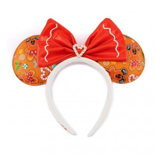 Loungefly Disney Gingerbread Mickey Minnie headband