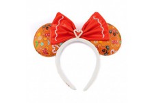 Loungefly Disney Gingerbread Mickey Minnie headband