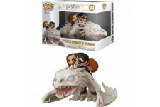 POP figure Harry Potter Gringotts Dragon with Harry, Ron and Hermione