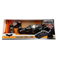 DC Comics The Dark Knight Batmovil metal 2008 car + figure set