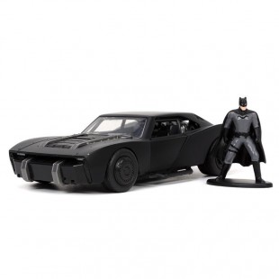 DC Comics The Batman Batmovil Metal car + Batman figure set